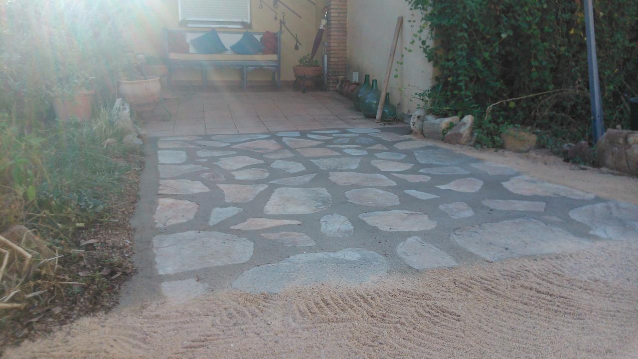 Hotel Rural La Cimbarra Aldeaquemada Bagian luar foto